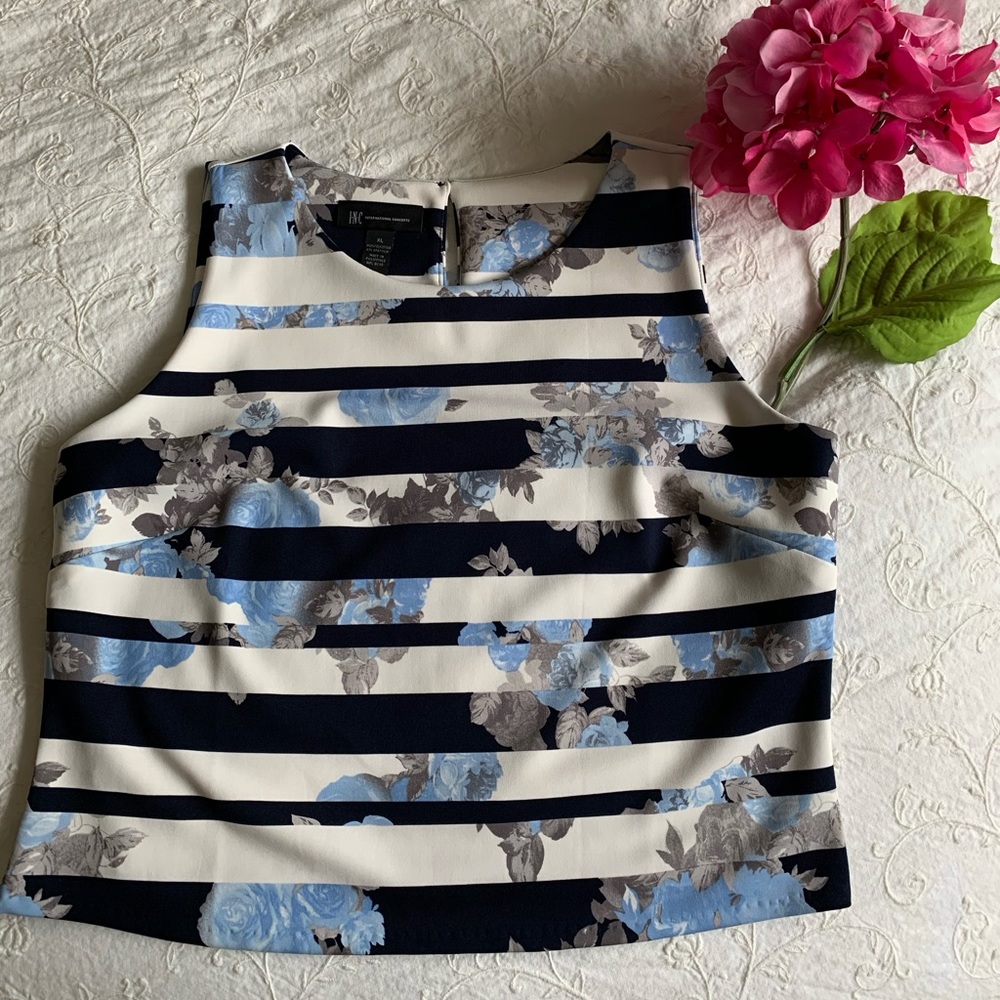 INC Scuba Knit Top